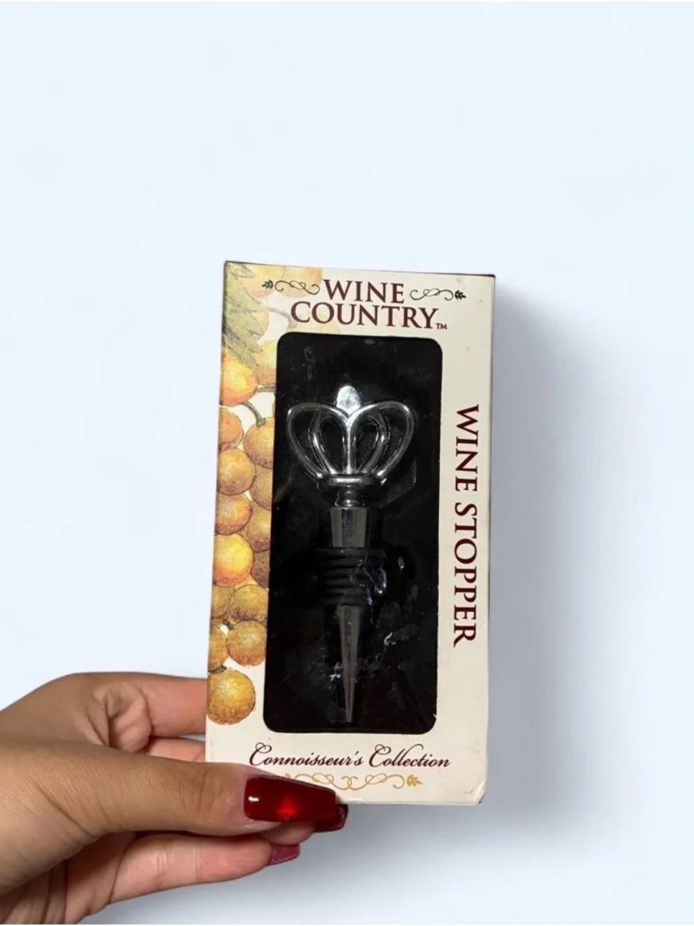 Silver Crown Wine Stopper - NWT